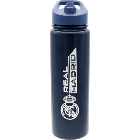 CYPBRANDS- Real Madrid, Botella, Botella de Agua, Bidón, Cantimplora, Color Azul, Producto Oficial