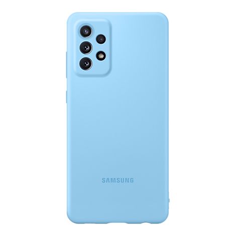 Samsung A72 Silicone Cover Blue Handy-Schutzhülle 17 cm (6.7 Zoll) Blau (1/4)