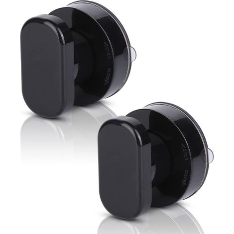 Poignée porte ventouse pour baie vitrée salle de bain, forte fixation, lot de 2 (1/5)