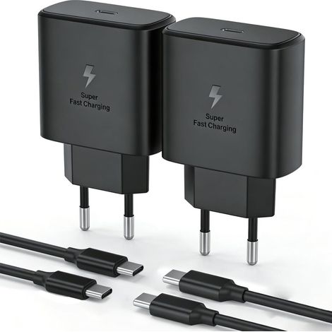 45-W-Schnellladegerät mit USB-C-Anschluss, 2 m USB-C-Kabel, Netzteil für Samsung Galaxy S26, S25, S24 Ultra, Note20, A54, Z Fold5 (1/5)