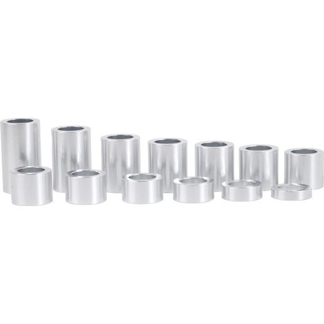 Jeu de 13 rondelles d'axe de roue, diamètre intérieur 3/4 pouce, diamètre extérieur 1-1/8 pouce, convenant aux motos Harley-Davidson. (1/4)