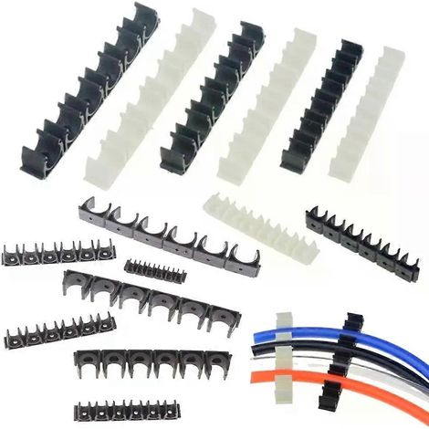 Collier de fixation pour tuyau pneumatique en nylon, 6 voies, 4 mm, 6 mm, 8 mm, 10 mm, 12 mm, support de tuyau d'eau, dérivation de tuyau de compresseur de gaz - JXLGV (1/4)