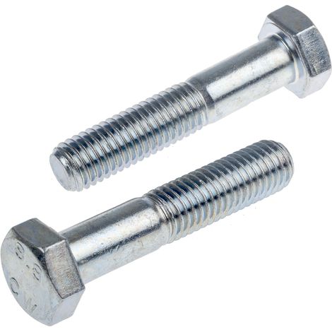 Vis à tête hexagonale, Acier Passivé, zinc, M12 x 60mm ( Prix pour Boîte de 25 )