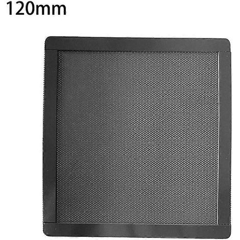 Magnetischer Staubschutzrahmen aus Computergewebe, Gehäuse-Staubschutzabdeckung, 80/120/140 mm, DIY-PVC-PC-Gehäuselüfter-Staubfilter, mehrfarbig (120 mm) (1/5)