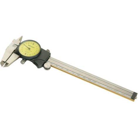 CALIBRO A CORSOIO CINQUANTESIMALE PRECISIONE 0/150mm QUADRANTE OROLOGIO MYT 412