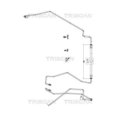 Tuyau hydraulique, direction TRISCAN 8516 16046 FORD 4042044 4047262 4055969