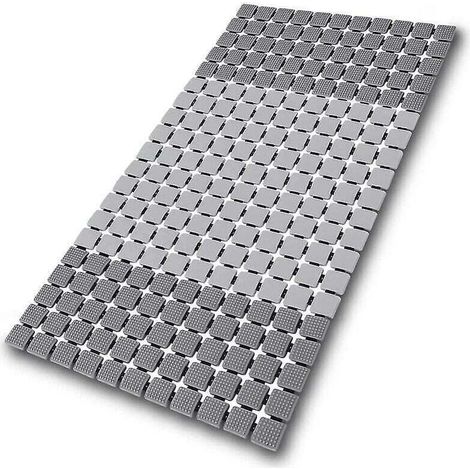 Non-slip massage shower mat with suction cups and drainage holes, non-slip bathroom massage mat (1/4)