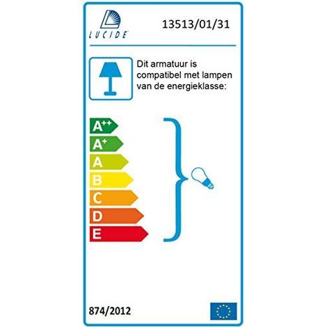 Lampe de table Lucide Cactus céramique E14 40W blanche (1/4)
