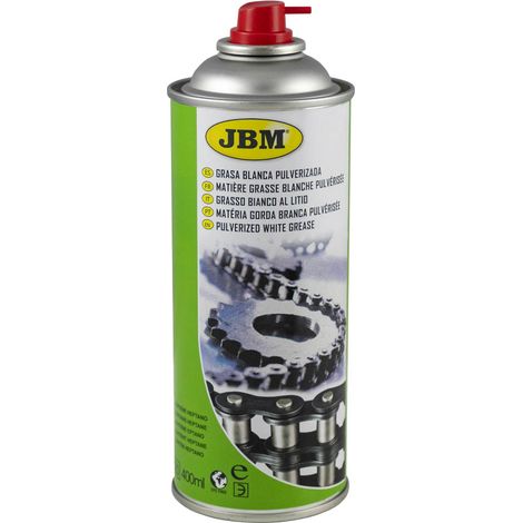 JBM 52035 SPRAY DE GRAISSE BLANCHE EN POUDRE 400ml (1/2)