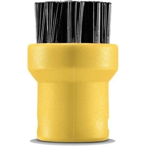 Ensemble de brosses rondes pour nettoyeurs vapeur, noir/jaune (1/4)