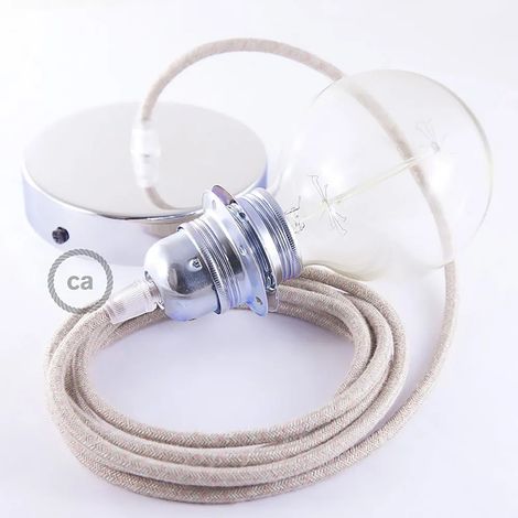 Lampe suspension Creative Cables rd61 lozenge cuivre 105W (1/3)