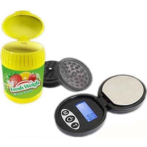 Balance 0.1g et Moulin format boite de bonbons - Jusqu'à 500g