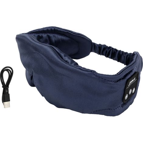 Cache-œil Bluetooth intelligent ultra-fin avec musique sans fil, anti-lumière bleue, masque de sommeil connecté, écran occultant, casque intégré (1/5)