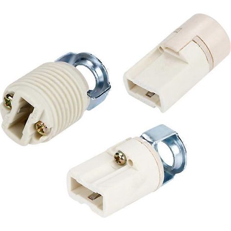 Douille G9 à vis pour lampe en céramique DIY, compatible avec les lampes de table et de sol LED. Compatible avec les accessoires d'éclairage. (1/5)