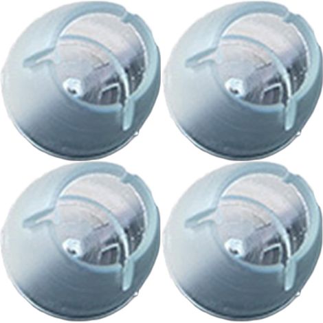 Protections en silicone pour pieds de chaise, adaptées aux sols bois (1/5)