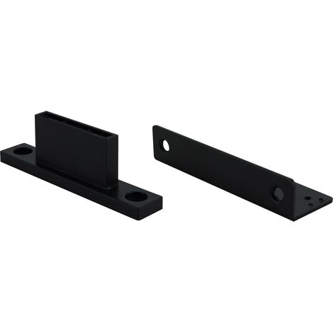 Applique murale LED 9W noire linéaire salle de bain DOLI Struhm IP44 (1/5)