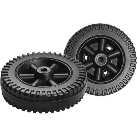 Roues De Rechange pour Barbecue à Gaz,Pièces De Rechange pour Roues De Gril De 6 Pouces,Noir,2 Pièces