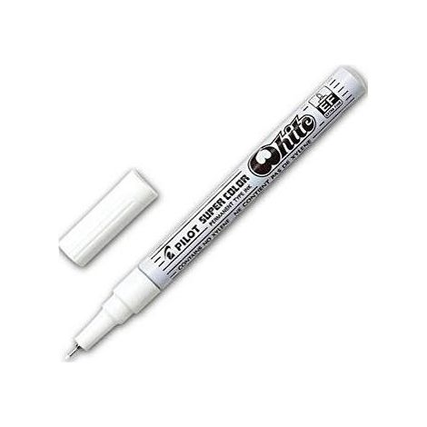 PILOT MARCADOR PERMANENTE DESECHABLE BLANCO EXTRAFINO