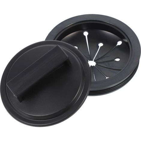 1 Jeu Kit Bouchon De Vidange Et Écran Éclaboussures Pour Évier Protection Étanche Pour Broyeur De Déchets De Cuisine Durables Et Flexibles Installation Sans Outil 2 Pièces (1/4)