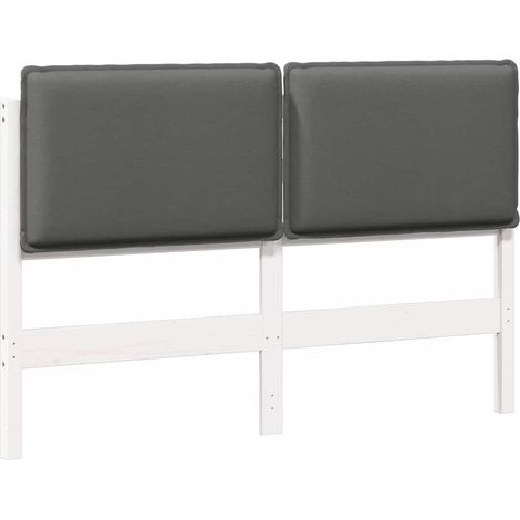 Maison Exclusive - Cabecero tapizado y Gris Claro 150 cm Madera d