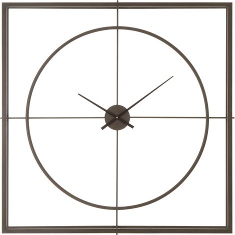Premier Housewares Trinity Rust Finish Wall Clock (1/5)