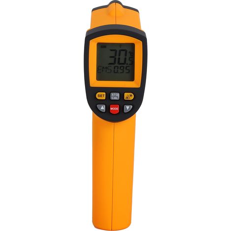 Thermomètre infrarouge portable sans contact 700 nm, pistolet de température numérique LCD, thermomètre industriel portable (1/5)