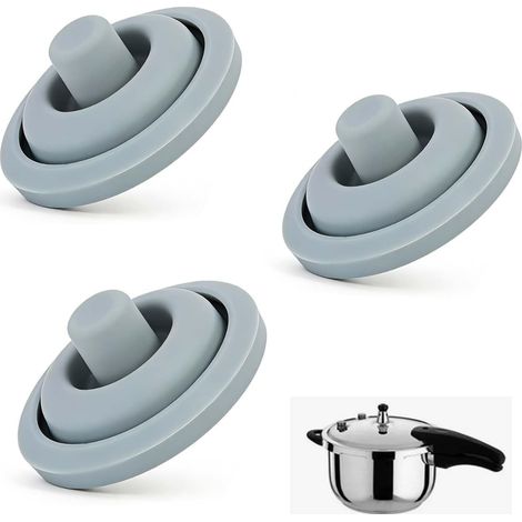 3 joints d'étanchéité pour autocuiseurs WMF Perfect - Pièces de rechange - Compatibles avec les autocuiseurs WMF Perfect et Perfect Plus de 2,5 l à 8,5 l, Ø 18 cm et 22 cm, en silicone (1/4)