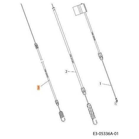 CABLE DE TRACCIÓN ORIGINAL EMAK C74604440
