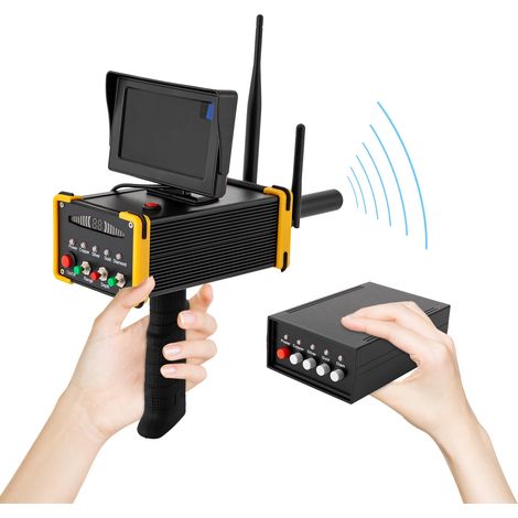 Handheld Metalldetektor profi 99 m Reichweite 16m Tiefe Gold Metal Finder Detector Mit Bildschirm (1/5)