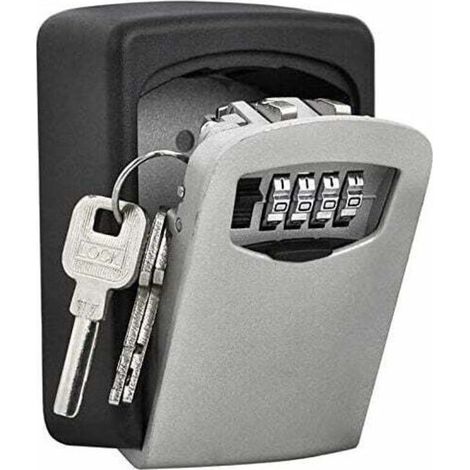 Armoire à clés Boite à Clés Haute sécurité de la police Safe Key Murale à 4 chiffres clés Coffre Combination Lock stocker les clés de (1/5)