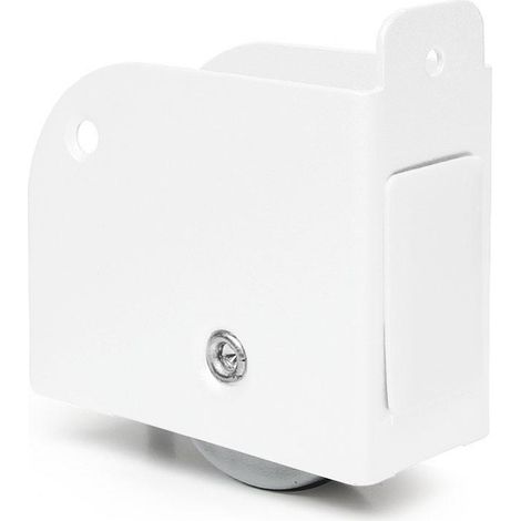 rueda rexton espesor 30 blanco r9010 sin freno izquierda doble pared (1/2)