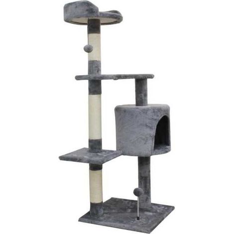 Arbre a chat  JASPER - 40 x 40 x 114 cm - Gris