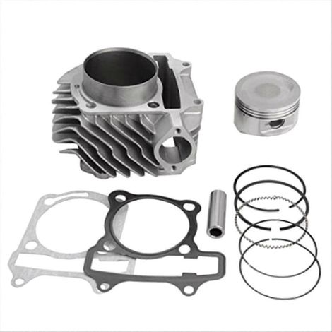 Kit de joints de cylindre, de piston et de segments de piston compatibles avec les pièces de moteur de moto (1/5)