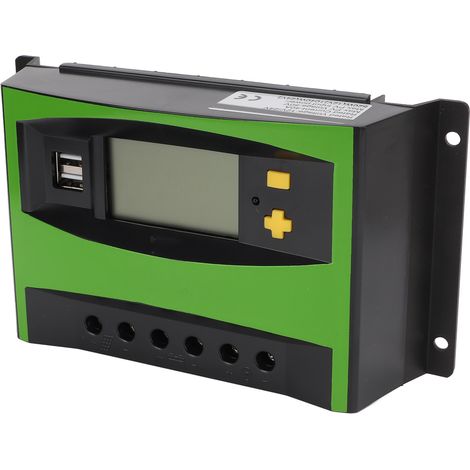Automatischer intelligenter Solarladeregler mit LCD-Display und zwei USB-Anschlüssen, 40 A, 12 V/24 V. (1/5)