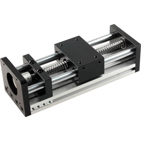 Guide Linéaire, Haute Précision, Construction en Aluminium Durable, Course efficace 200-a, Vis à billes SFU1204-b (1/2)