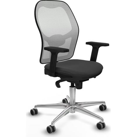 Sedia da ufficio piqueras y crespo Jorquera bianco similpelle