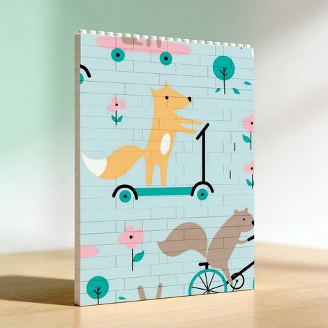 Kit cadre en briques à faire soi-même, cadeaux pour anniversaire et Saint-Valentin (1/5)