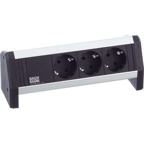 Bachmann Desk 1 multiprise bureau aluminium noir 27 cm