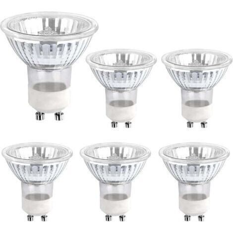 Ampoule Halogene GU10 35W 230V, 380lm Blanc Chaud 2700K, Dimmable Ampoule Spot Halogene, pour Lumière d'armoire, Lumières d'exposition, pack de 6 (1/5)