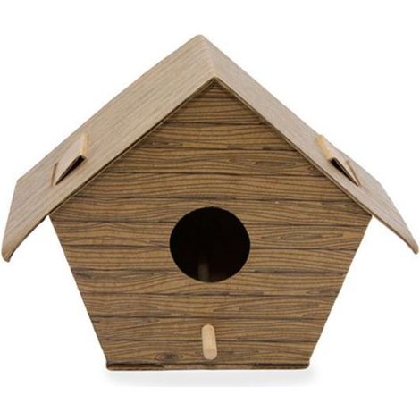 Nichoir à oiseaux hexagonal à fabriquer - Coffret DIY
