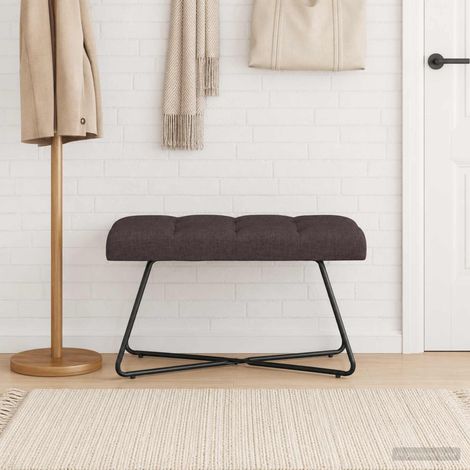 Teenpull – Bank mit Knopfheftung Dunkelbraun 80 x 40 x 46 cm Stoff (1/5)