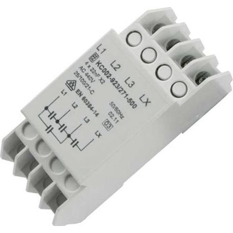 Coupleur de phase monté – Tension d'entrée 400 V/AC – Fréquence 1-40 MHz – Pour installations triphasées – Allnet (1/3)
