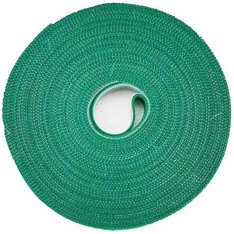 Garden horticulture twine, self-adhesive plant ties, green climbing plants binding and fixation Velcro ties for flower holders (1/5)