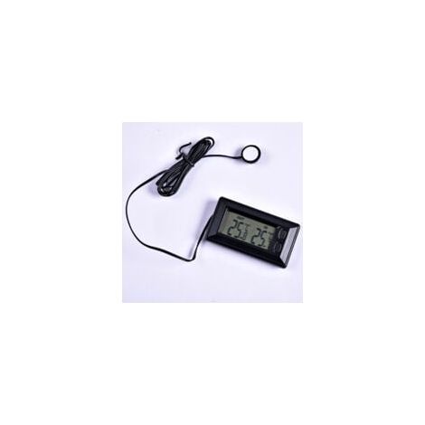 SHINING HOUSEAuto-Innen- und Außenthermometer, LCD-Digitalanzeige, Thermometer mit 1,5 m Kabel, Innen- und Außenthermometer (1/5)