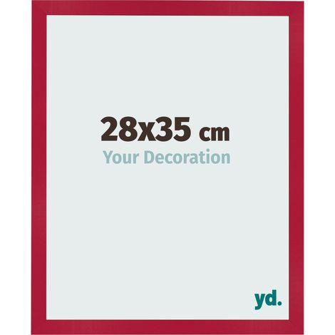 yd. - Cadre photo 28x35 - Rouge - MDF - Bologna (1/5)