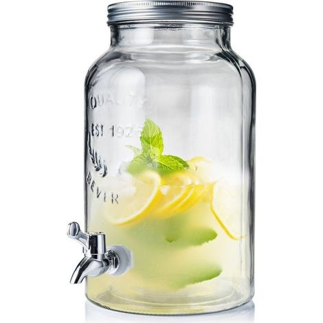 CARAFFA DISPENSER CON TAPPO ERMETICO Ø cm 18 x 30 - litri 5,5 (1/4)