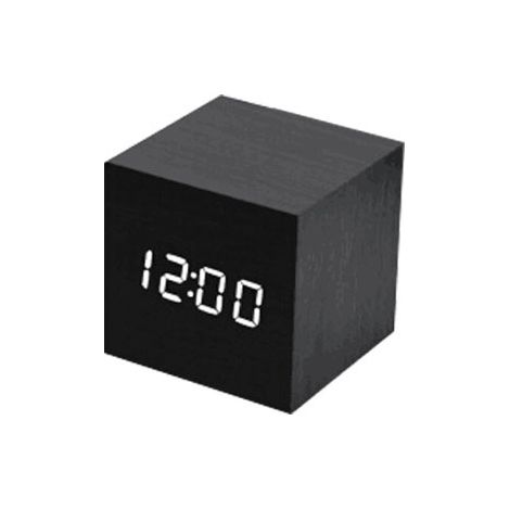 Jinke Cube LED Click Clock Réveil avec activation sonore (heure et température) (1/2)