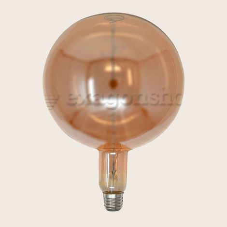 Exagonshop Lampadina ambra Vintage Filament E27 luce calda 270