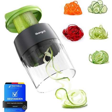 Spiraliseur de Légumes, Coupe Légumes 4 en 1 (1/5)