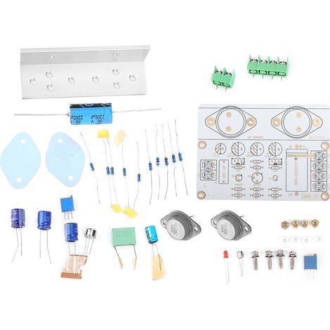 Kit DIY Amplificateur HIFI Mono Classe A 1969, carte finie pour canal droit, puissance audio haute fidélité. (1/5)
